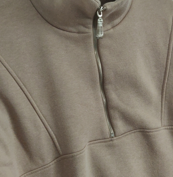 FINAL SALE/ Cozy Beige Polyester Blend Fabric - Picture 6 of 6